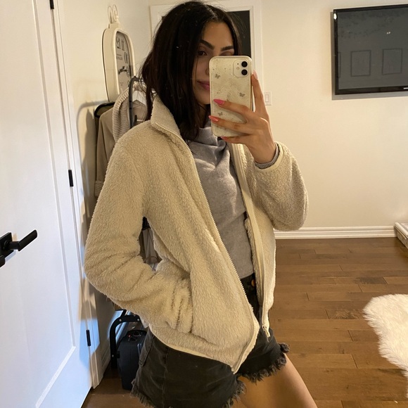 TNA fuzzy zip up - Picture 2 of 6